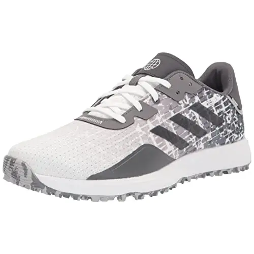 adidas Men’s S2G Spikeless Golf Shoes Footwear White/Grey Four/Grey Six 7 - FOOTWEAR - RUBBER SOLE