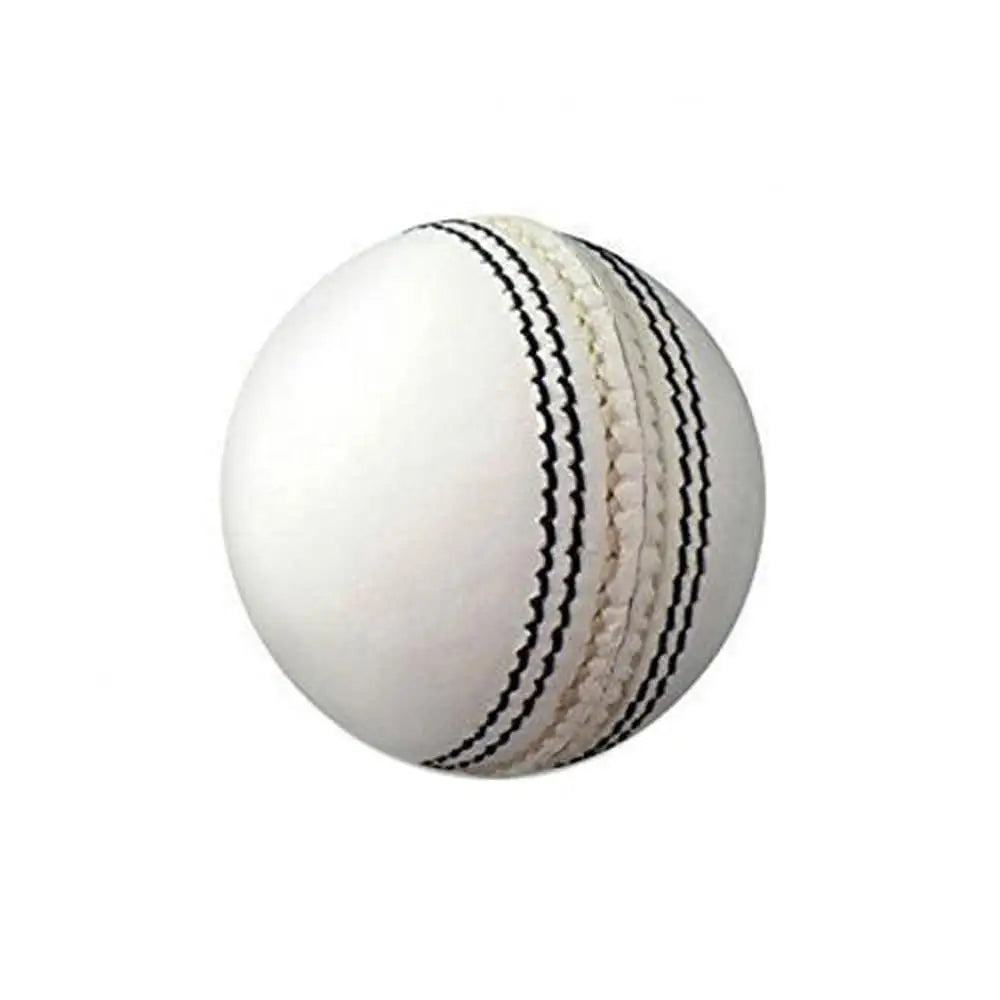 AnNafi® Leather White Cricket Ball |A Grade Handstitched Hard and Seasoned White Cricket Ball Made in India |Sports Leather Balls No Stamp