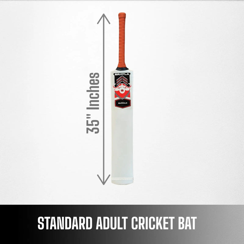 Bratla Buffalo Cricket Bat for Tape Tennis Soft Ball