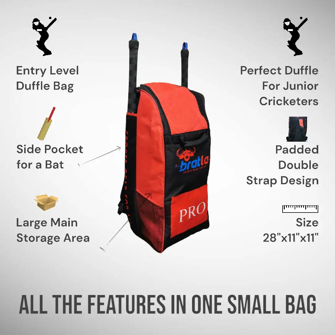 Buy JJ JONEX Bouncer Cricket Kit Bag with Shoe Compartment (Army Orange)  Online at Best Prices in India - JioMart.