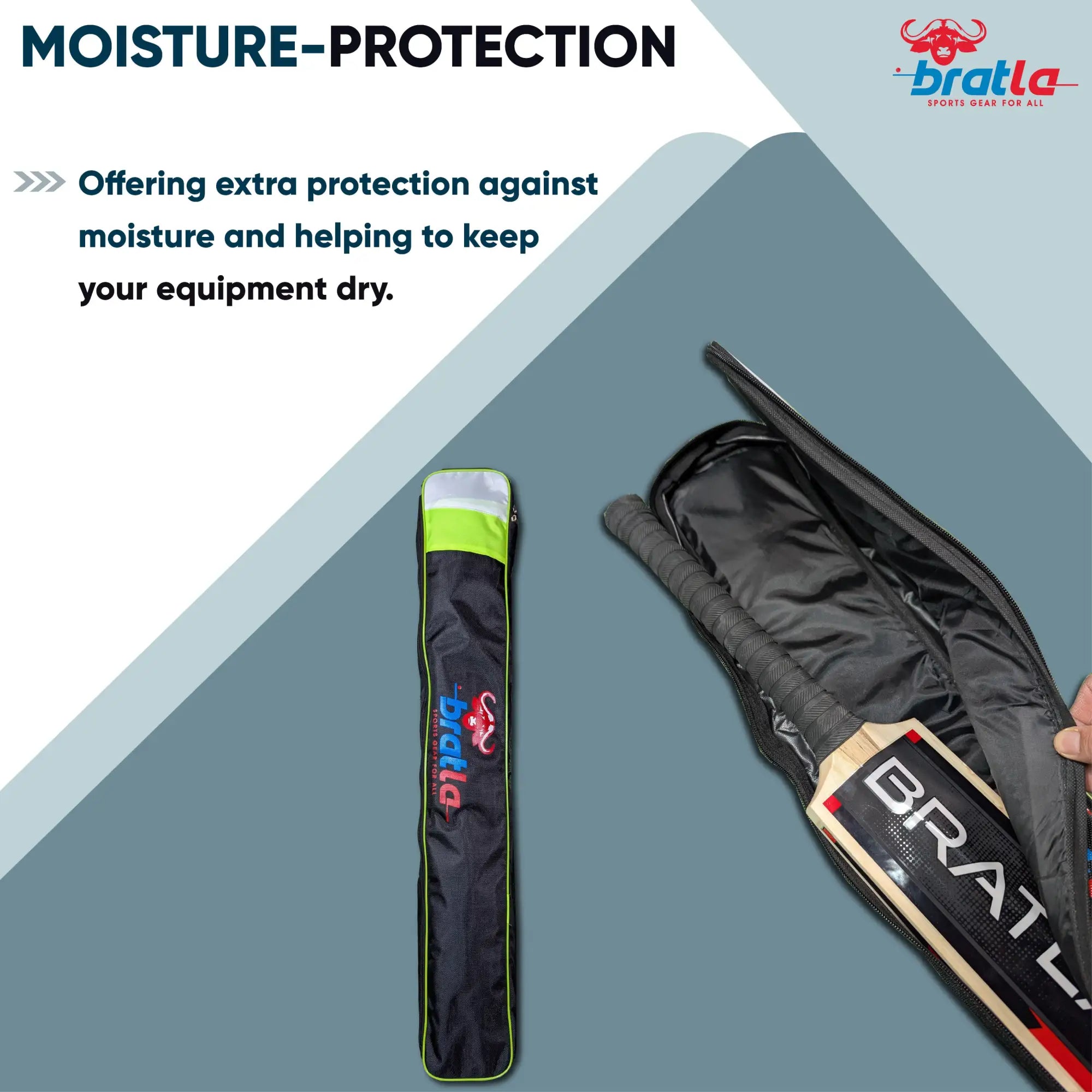 CBB Pro 200 Cricket Bat Cover Bag Full Length All-in-One Padded Shoulder Strap - BAG - BAT COVER