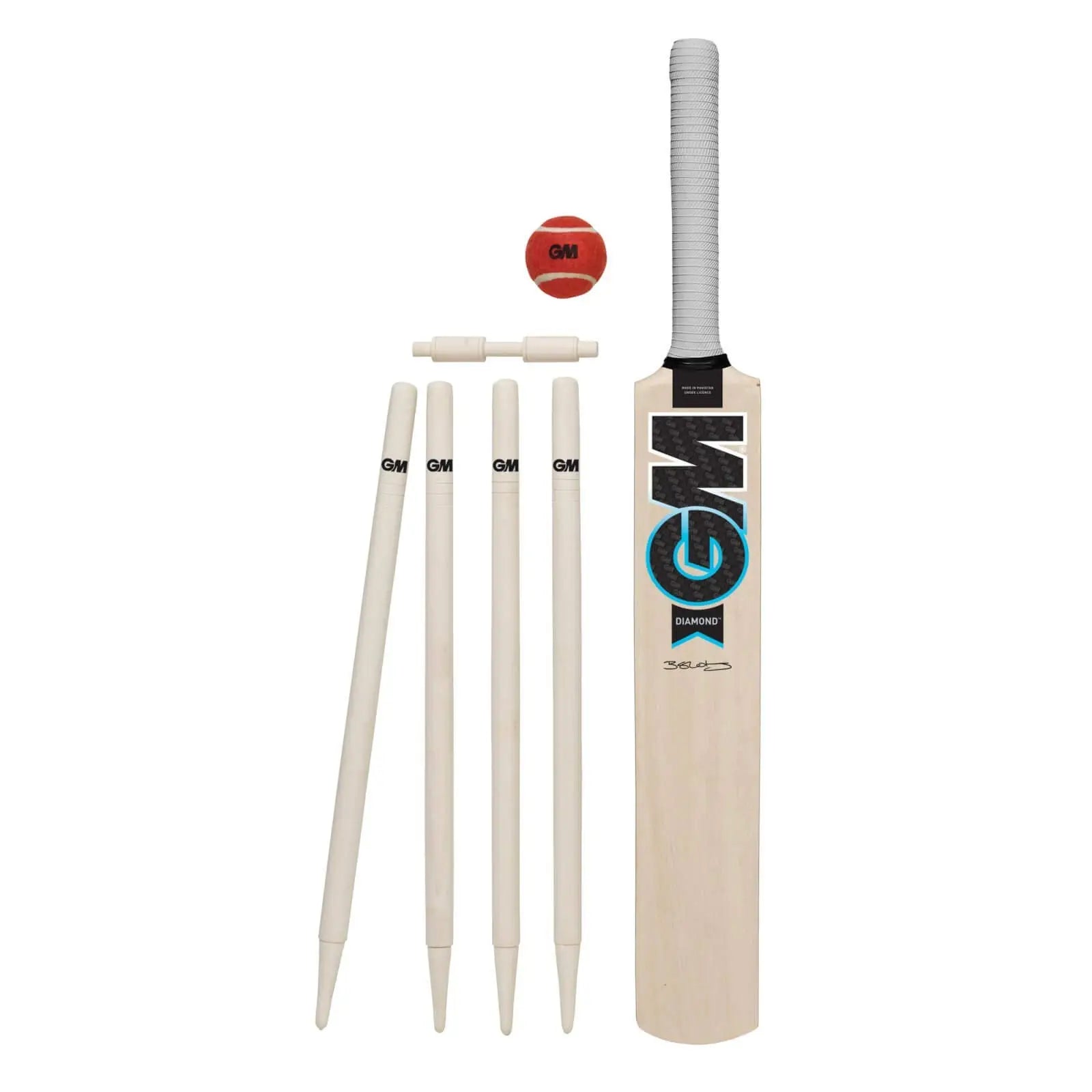 Gunn & Moore GM Cricket Unisex Beginner Child Diamond Cricket Set - Age (11-13) Size 3