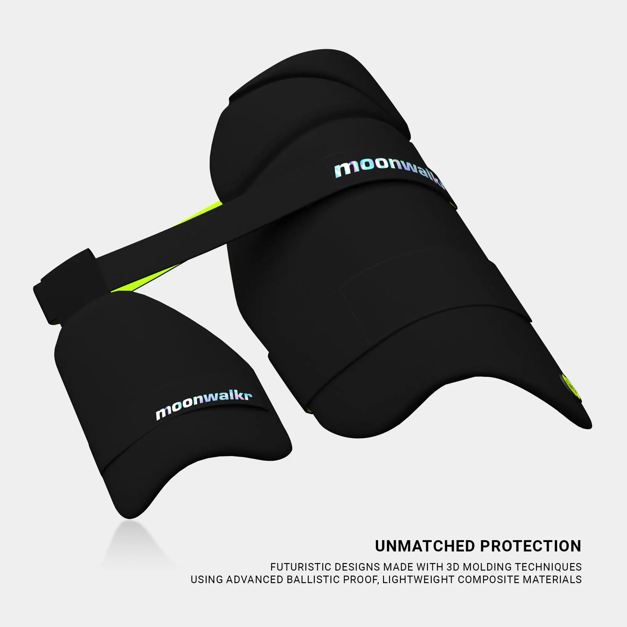 moonwalkr Cricket Thigh Guards 2.0 Lightweight Cricket Guard & Equipment Unisex Thigh Pads for Batter’s Height (5’4’’-5’8’’) Safeguarding