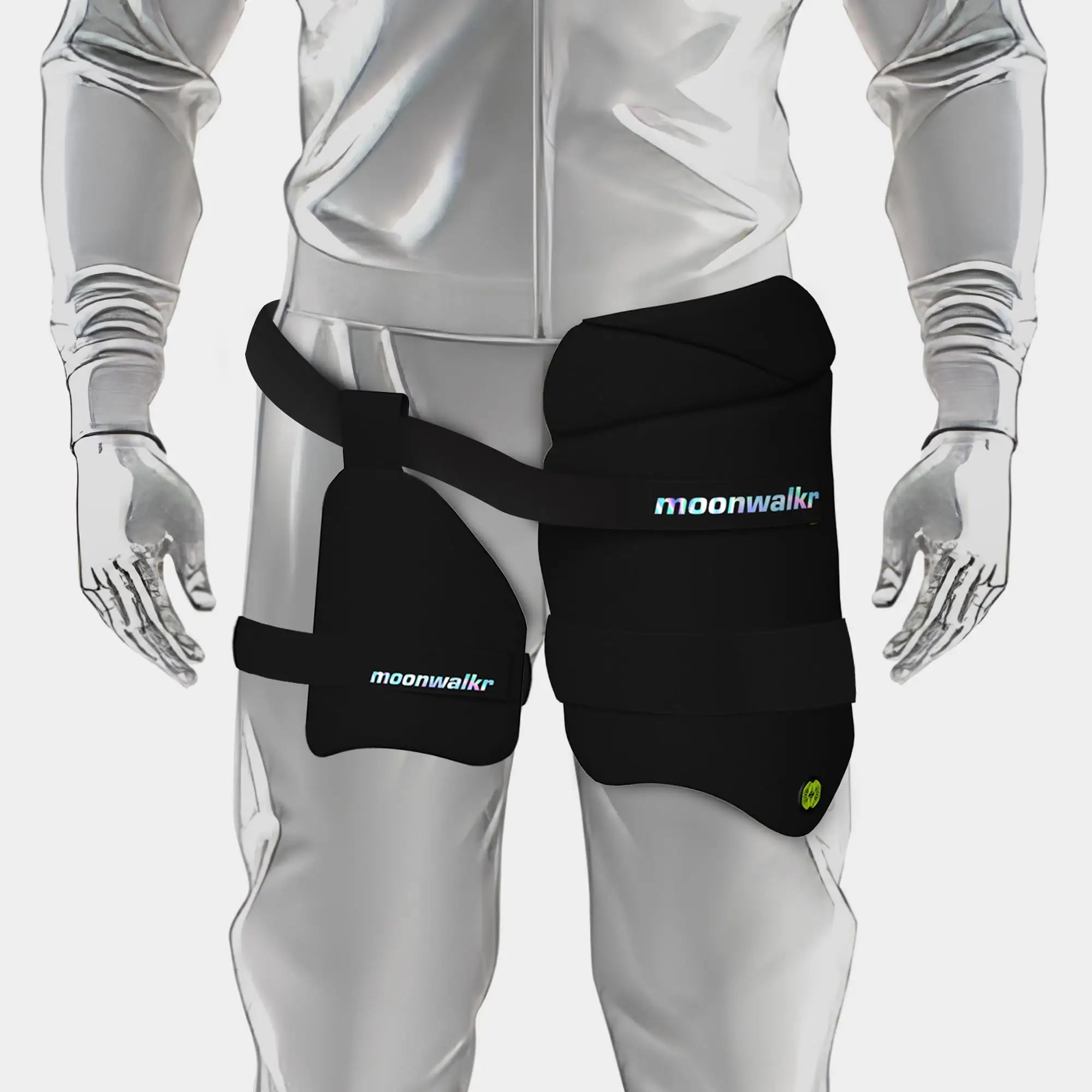 moonwalkr Cricket Thigh Guards 2.0 Lightweight Cricket Guard & Equipment Unisex Thigh Pads for Batter’s Height (5’4’’- 5’8’’) Safeguarding