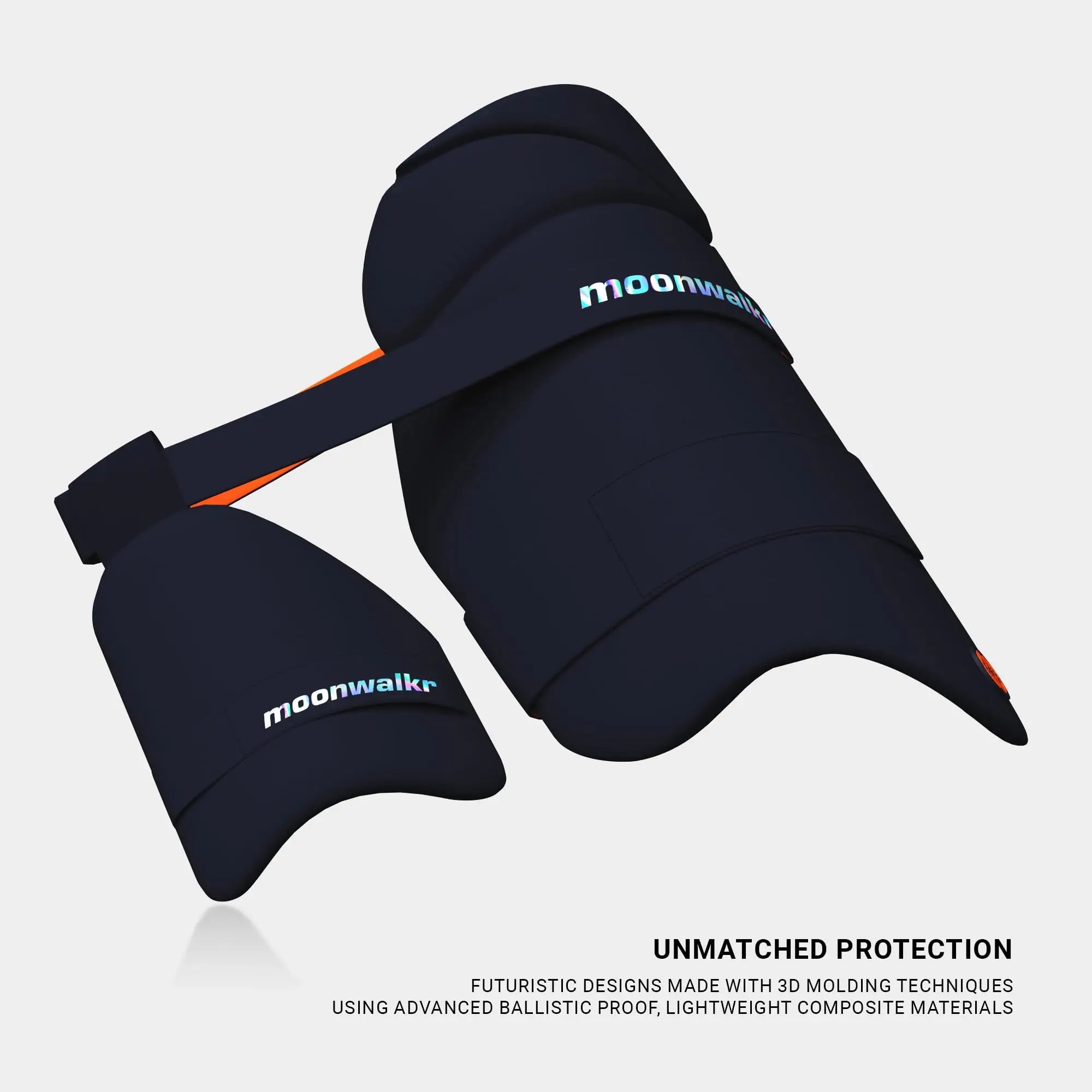 moonwalkr Cricket Thigh Guards 2.0 Lightweight Cricket Guard & Equipment Unisex Thigh Pads for Batter’s Height (5’4’’- 5’8’’) Safeguarding