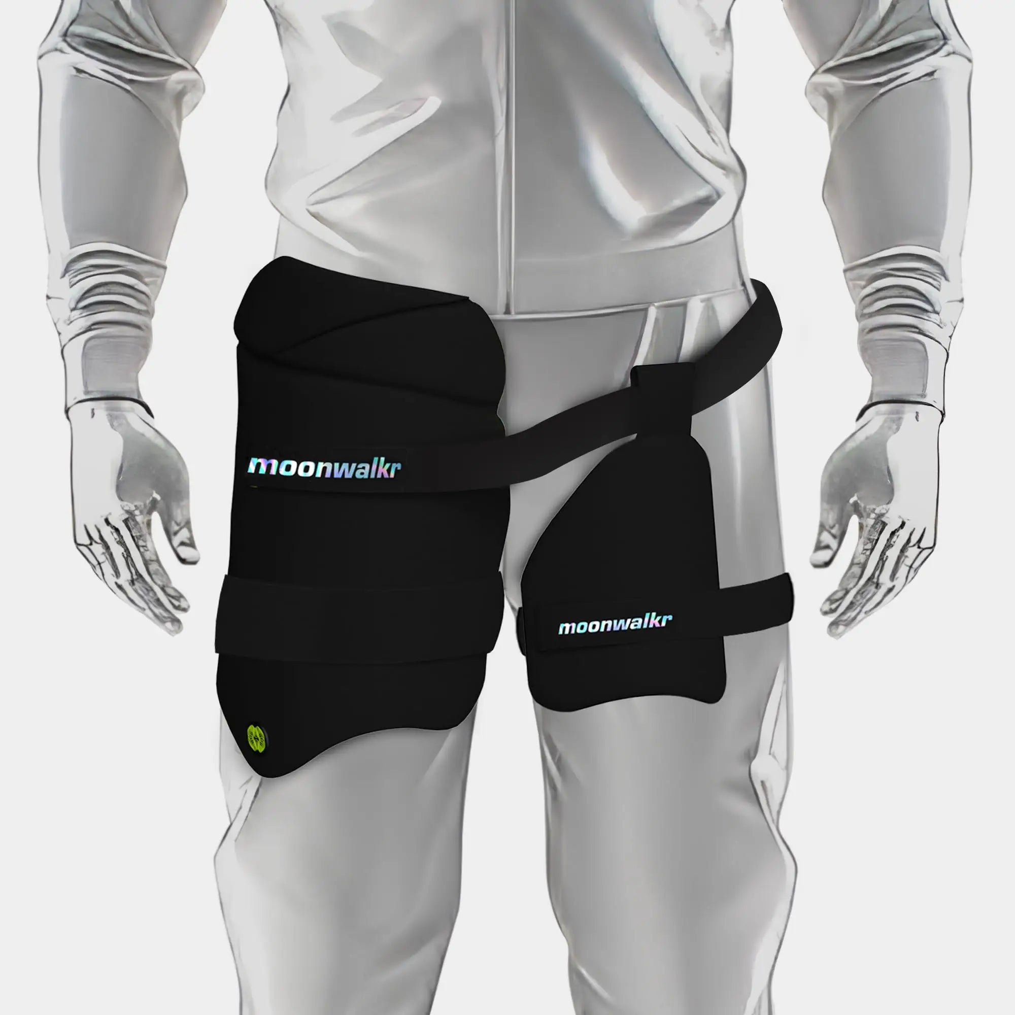 moonwalkr Cricket Thigh Guards 2.0 Lightweight Cricket Guard & Equipment Unisex Thigh Pads for Batter’s Height (5’9’’-6’2’’) Safeguarding