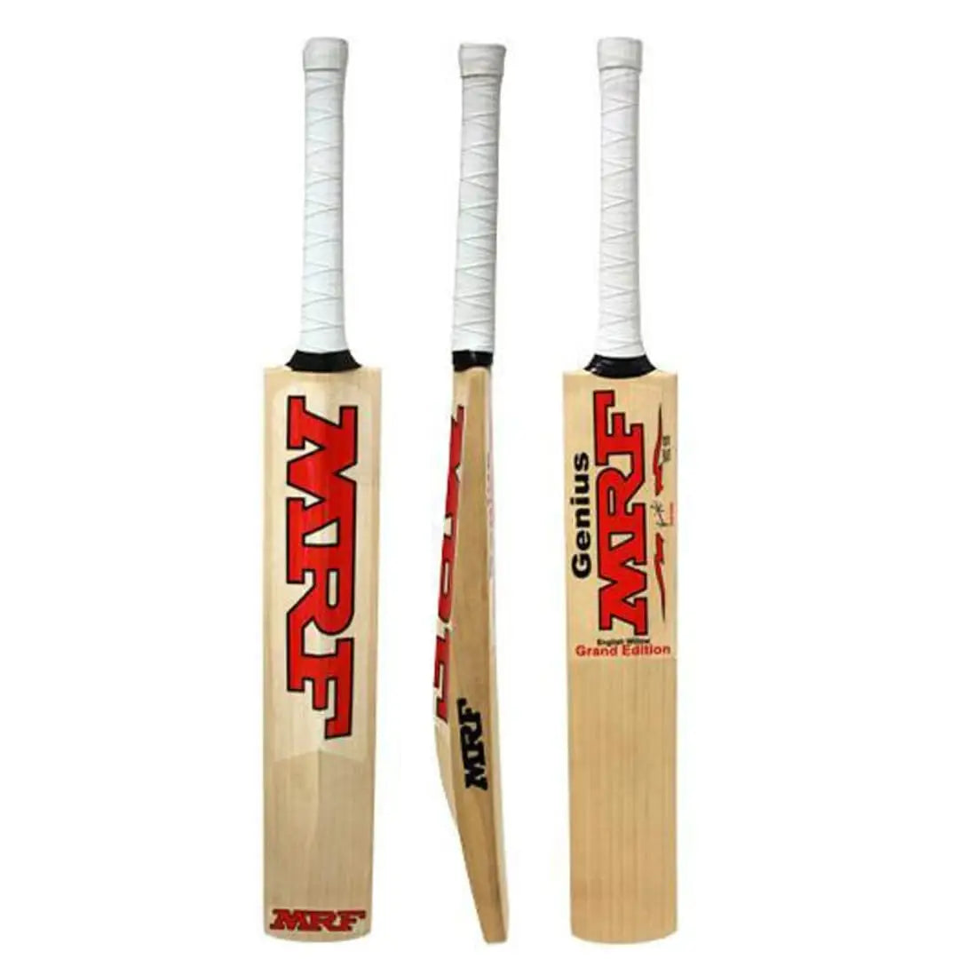 MRF Grand Edition Virat Kholi Cricket Bat Red Short Handle Full Size with Bat Cover