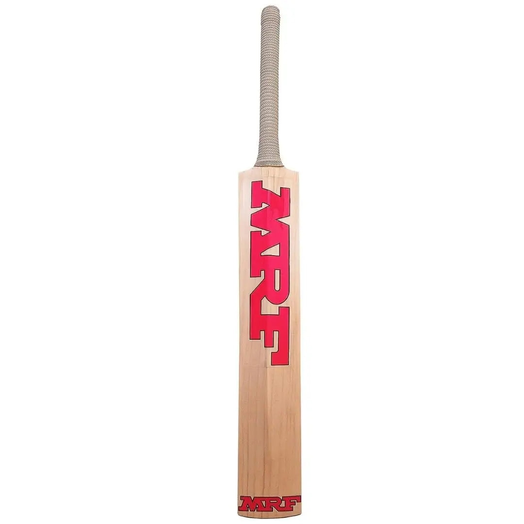 MRF Grand Edition Virat Kholi Cricket Bat Red Short Handle Full Size with Bat Cover