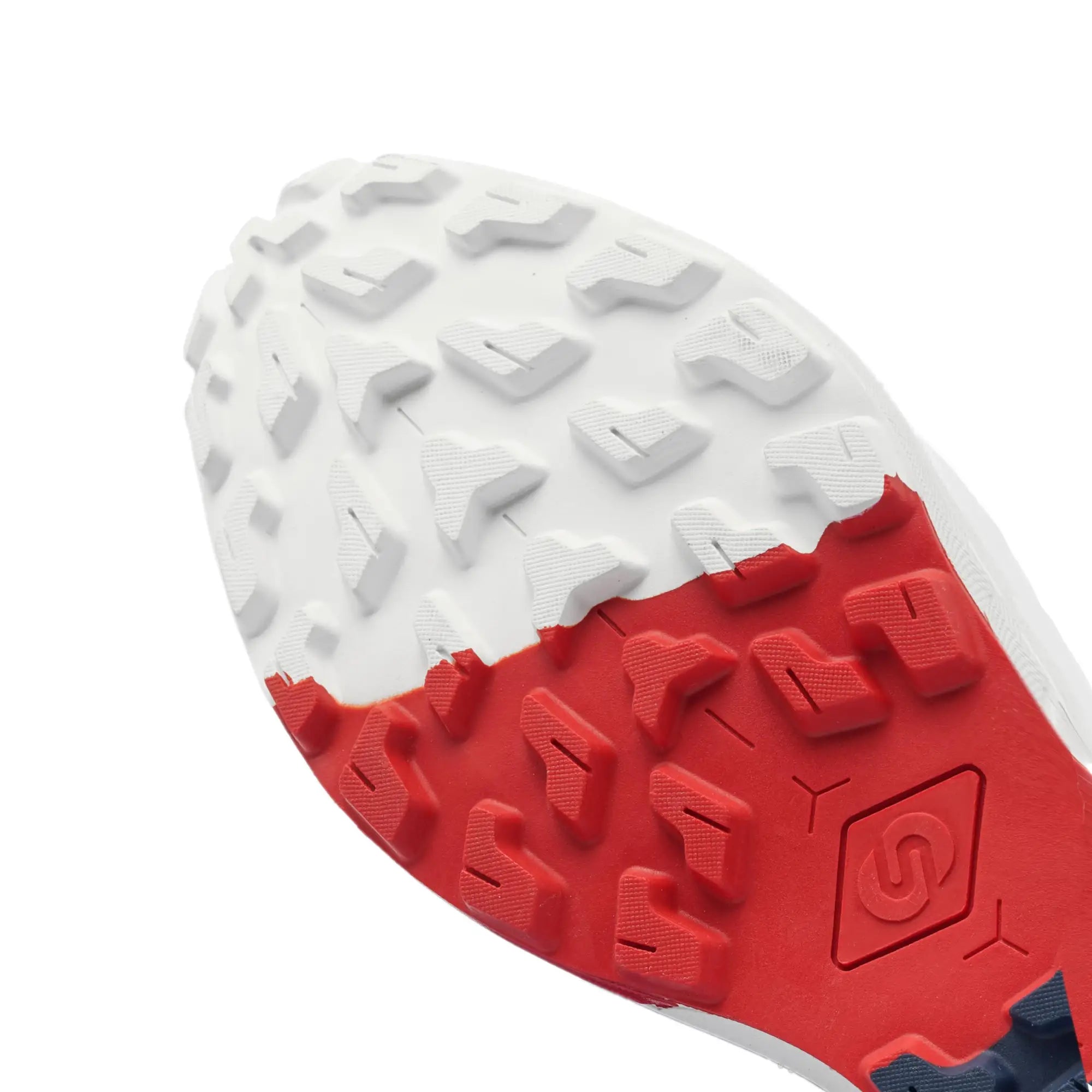 S4 Advance Cricket Shoes - Men’s Rubber Spikes for All-Round Performance (2024 Edition) Red Navy - FOOTWEAR - RUBBER SOLE