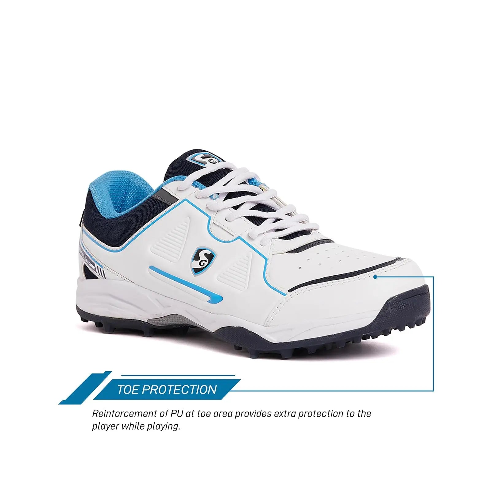 SG Club 5.0 Cricket Shoes Designed to Elevate Your Game to New Heights Power Precision and Comfort - FOOTWEAR - RUBBER SOLE