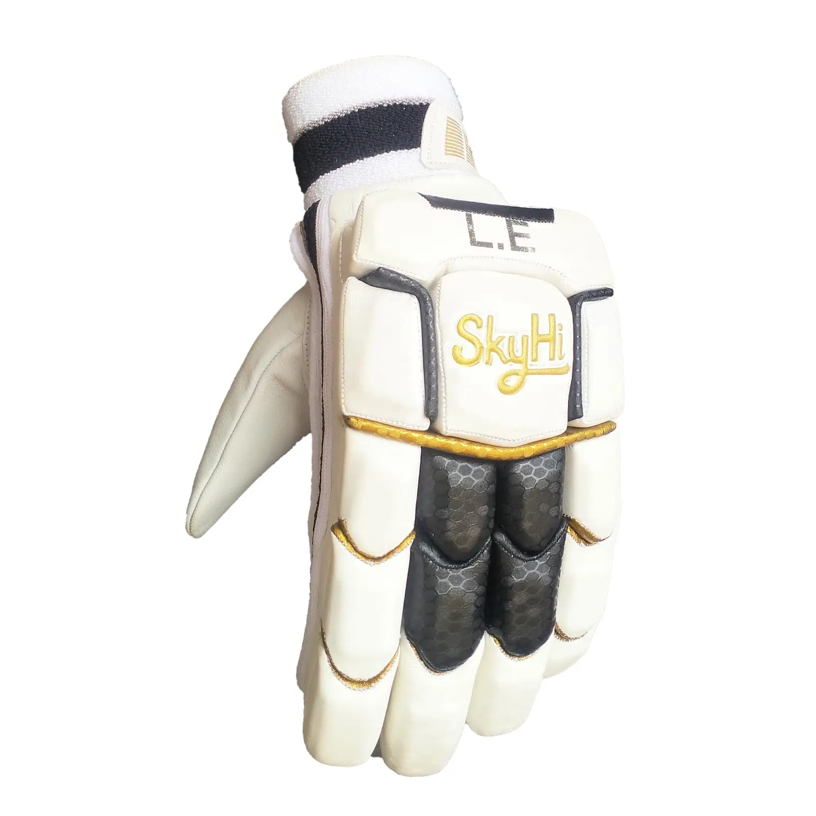 Skyhi Limited Edition Cricket Batting Gloves | Lighweight Leather Cricket Batting Gloves for Mens Right Hand and Left Hand Batsman (Left