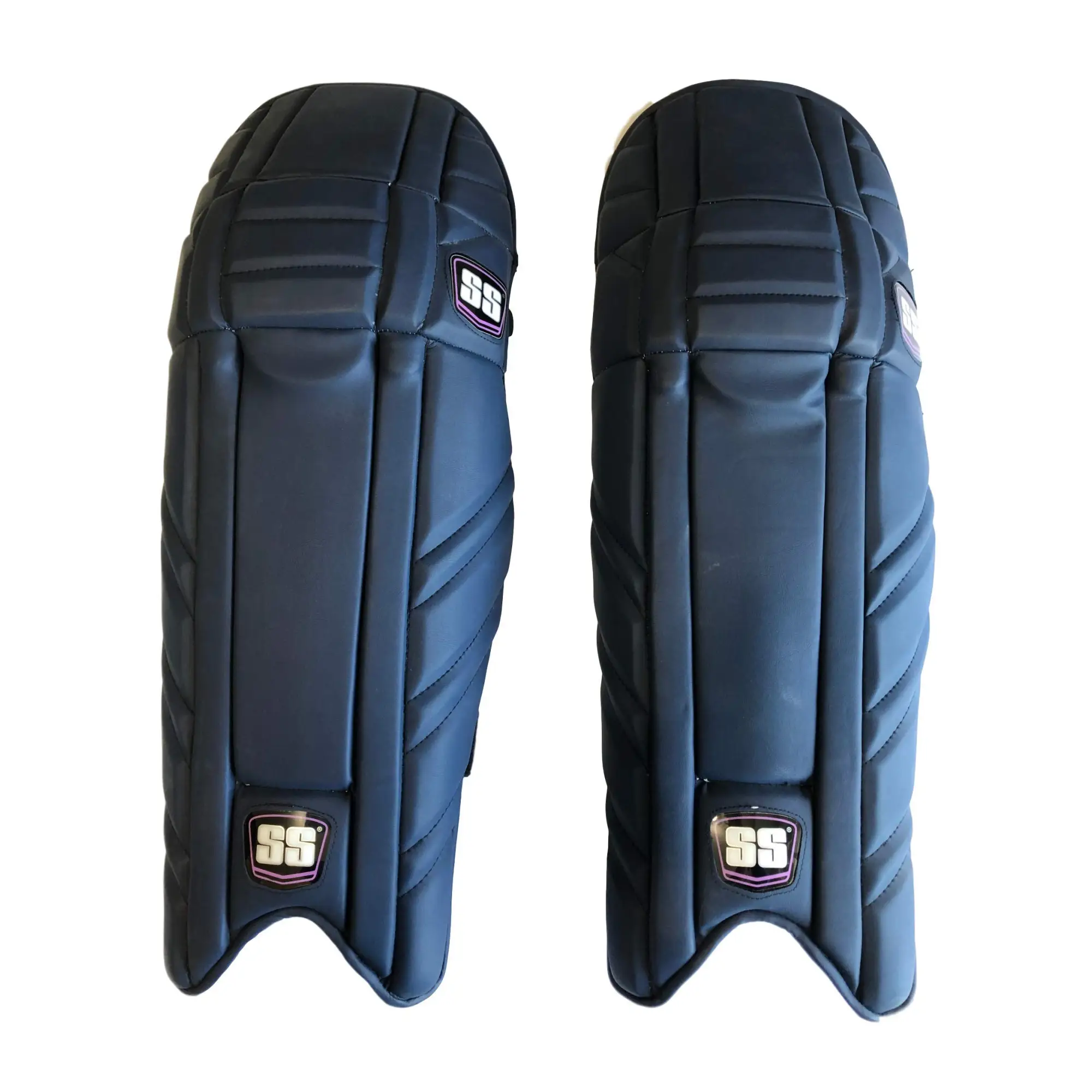 SS Cricket Maxlite Premium Batting Leg Guards - Men’s Size (Navy Blue)