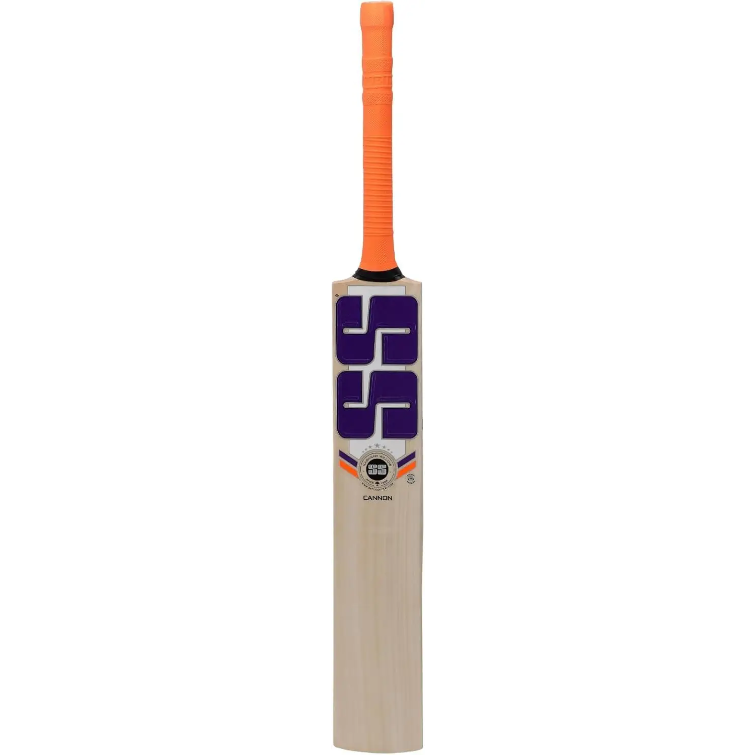 SS Kashmir Willow Leather Ball Cricket Bat Exclusive Cricket Bat for Adult Full Size with Full Protection Cover (Cannon)