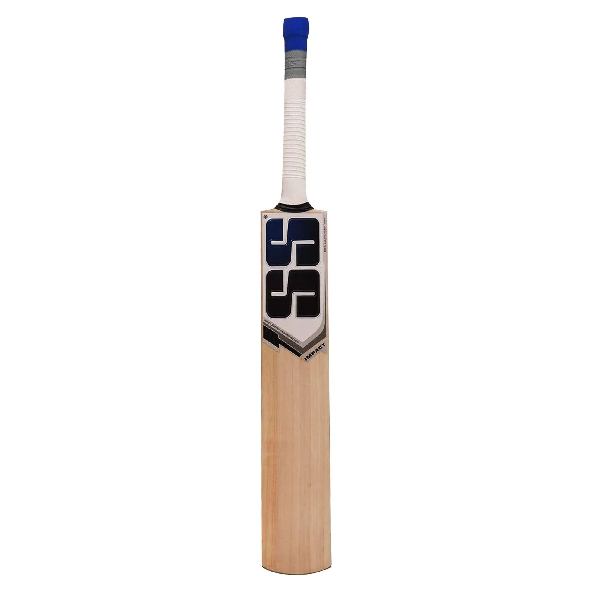 SS Kashmir Willow Leather Ball Cricket Bat Exclusive Cricket Bat for Adult Full Size with Full Protection Cover (Impact)