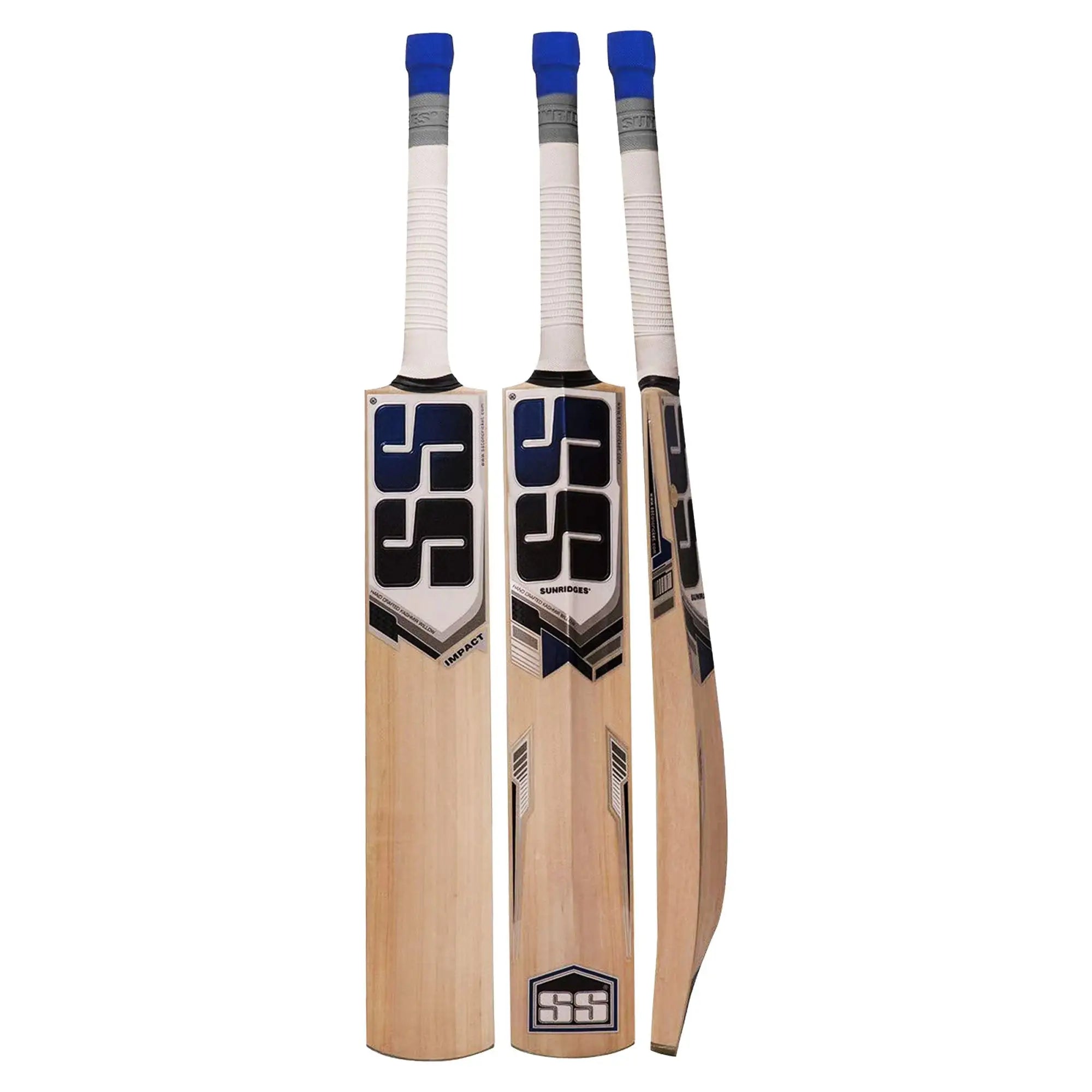 SS Kashmir Willow Leather Ball Cricket Bat Exclusive Cricket Bat for Adult Full Size with Full Protection Cover (Impact)