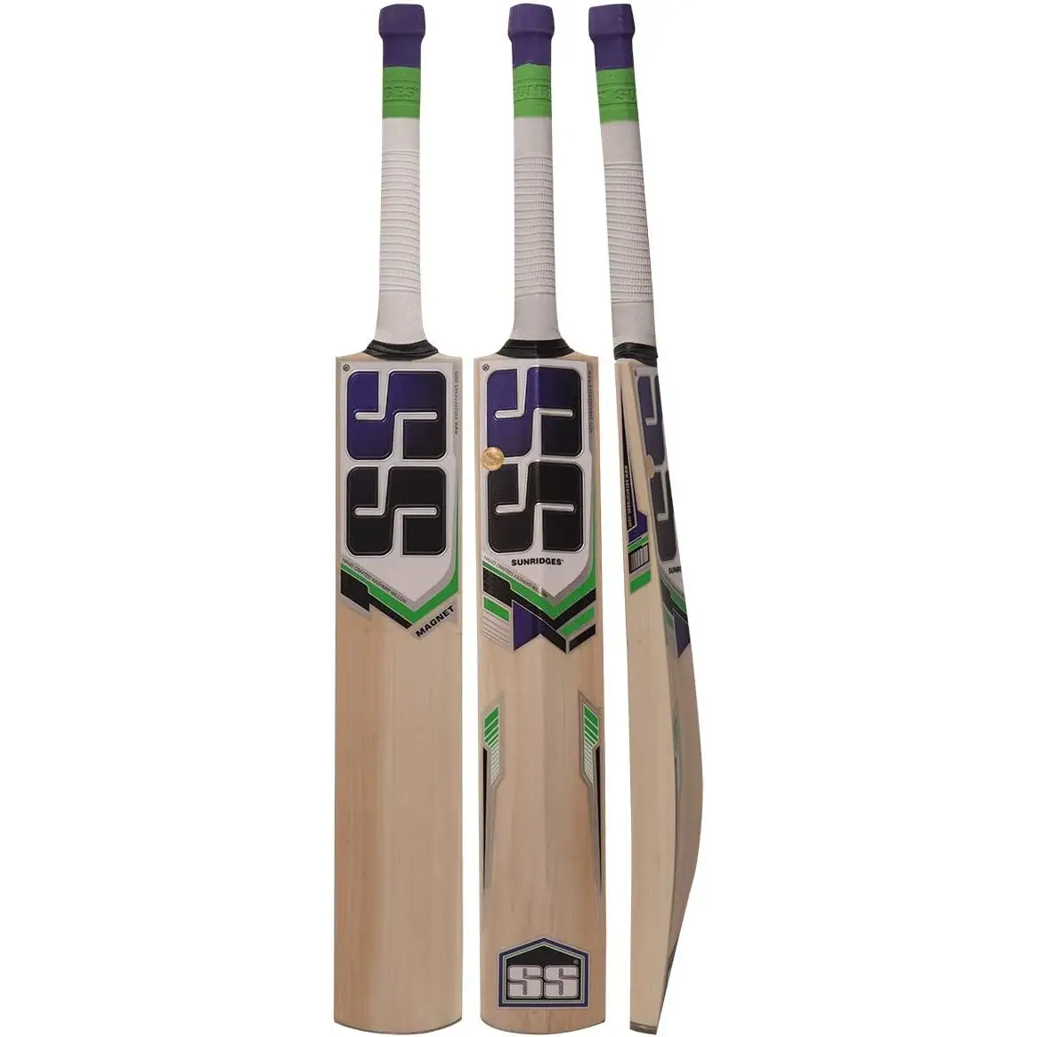 SS Kashmir Willow Leather Ball Cricket Bat Exclusive Cricket Bat for Adult Full Size with Full Protection Cover (Magnet)