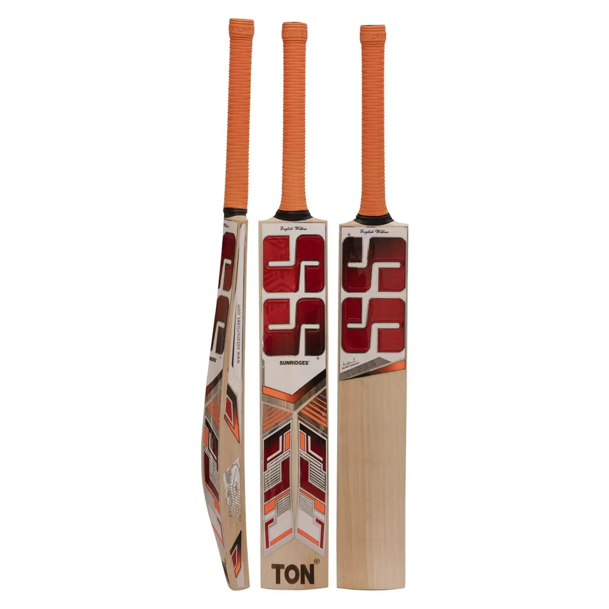 SS Tiger English Willow Cricket bat Full Size - Adult Size and Short Handle