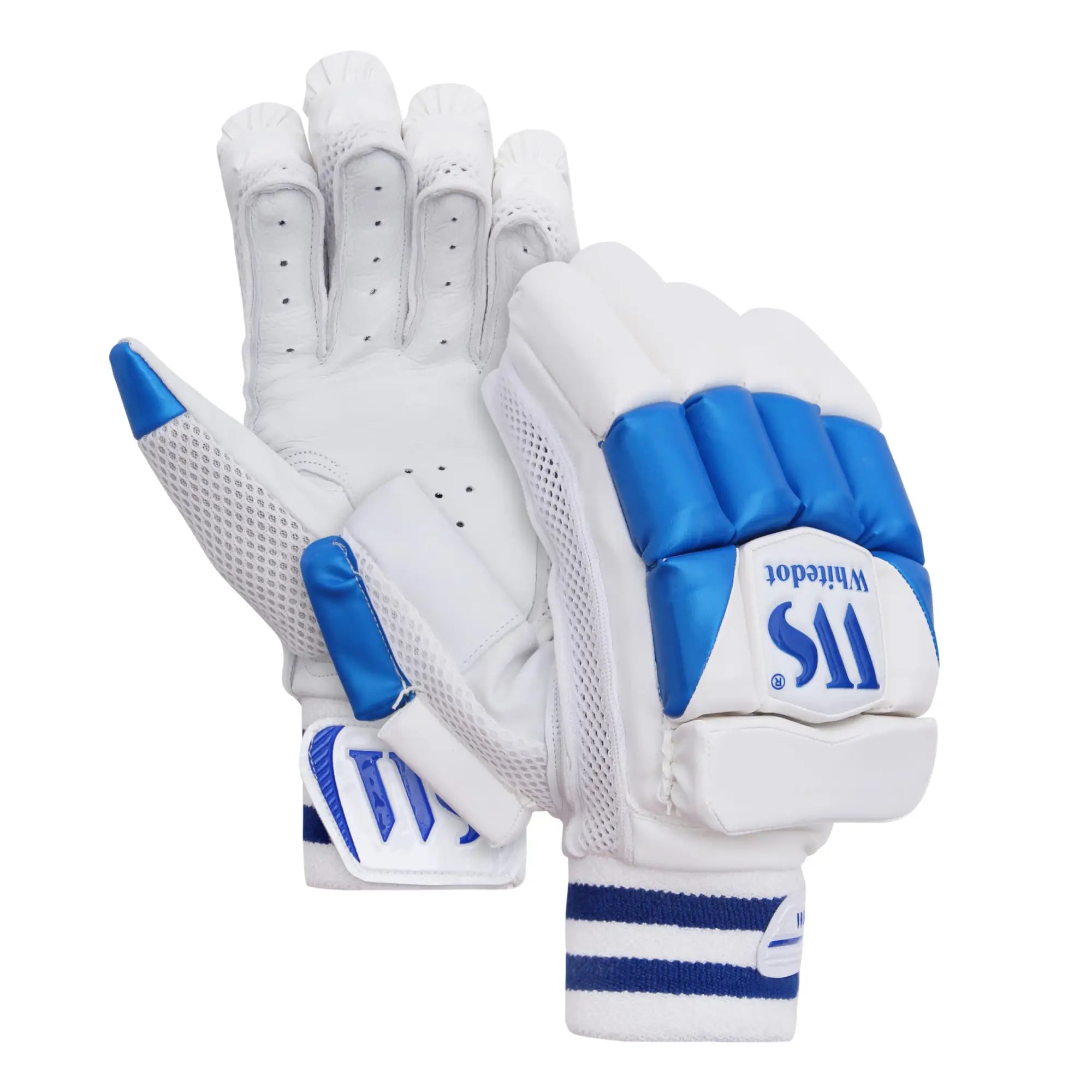 Whitedot Astral White Cricket Batting Gloves - for Professional Players - Youth Right Hand - GLOVE - BATTING