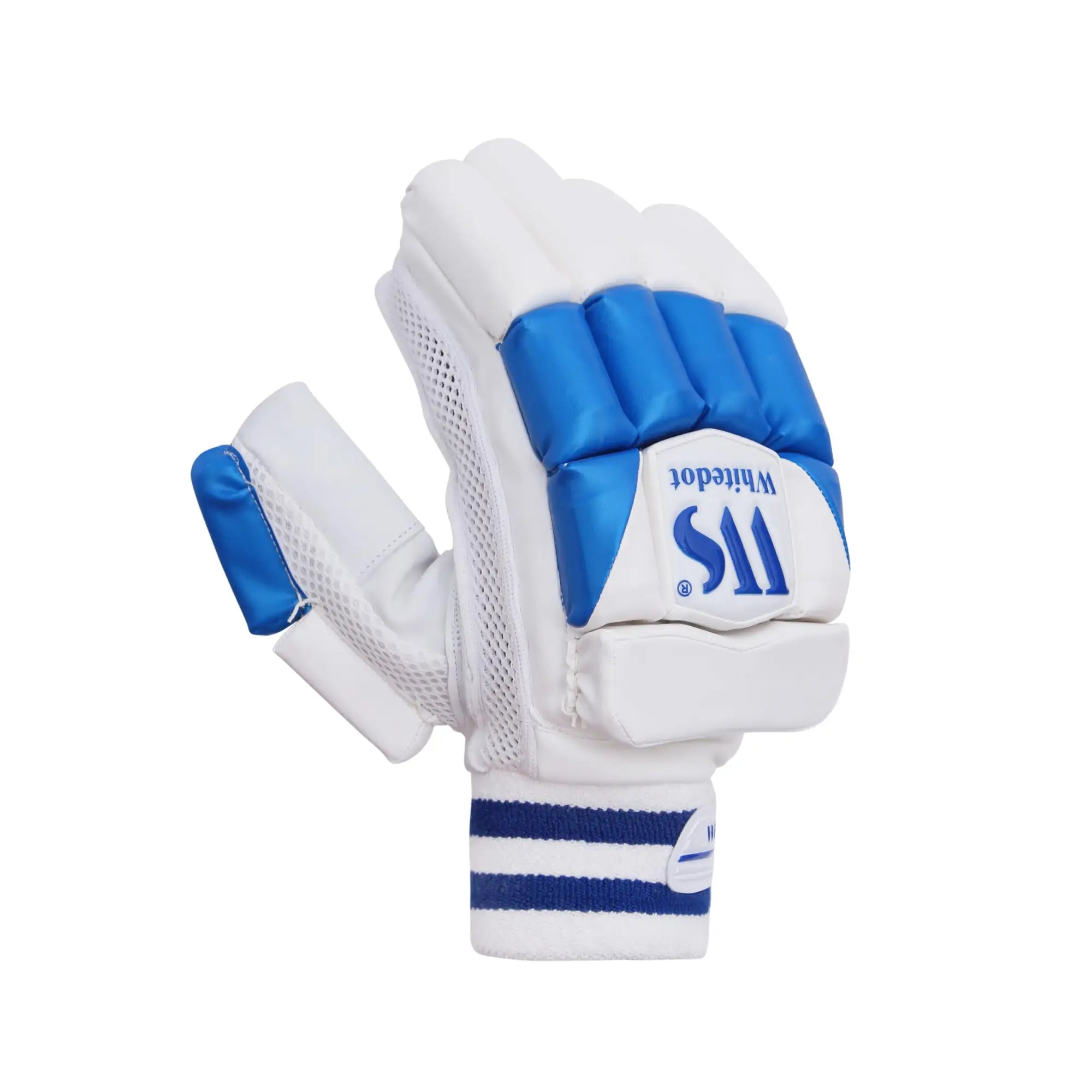 Whitedot Astral White Cricket Batting Gloves - for Professional Players - Youth Right Hand - GLOVE - BATTING