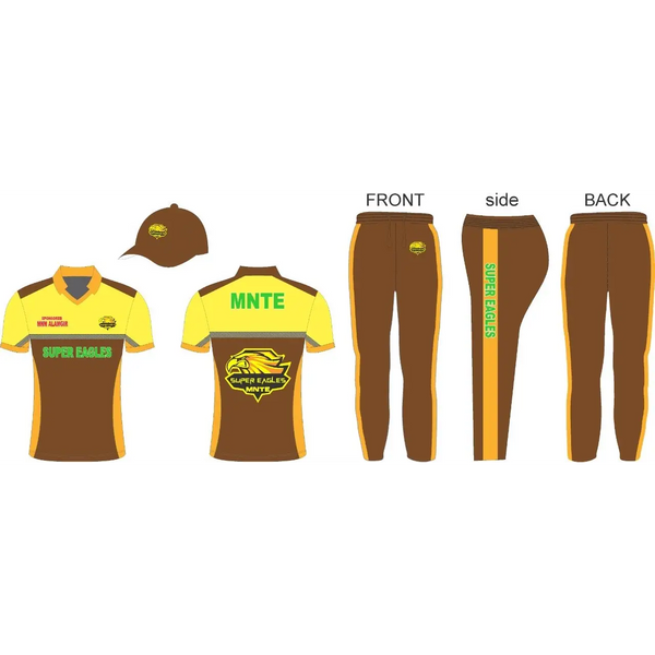 Cricket Team Kit Uniform Shirt & Trouser Yellow Green Red 2 Piece Set -  Cricket Best Buy